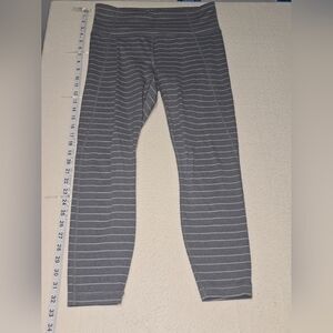 Athleta Gray Striped Pants